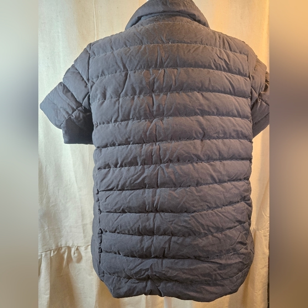 Tatras Genuine Goose Women's Short Sleeve Puffer Vest Black - Picture 3 of 11